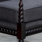 Fauteuil en tissu Spindle