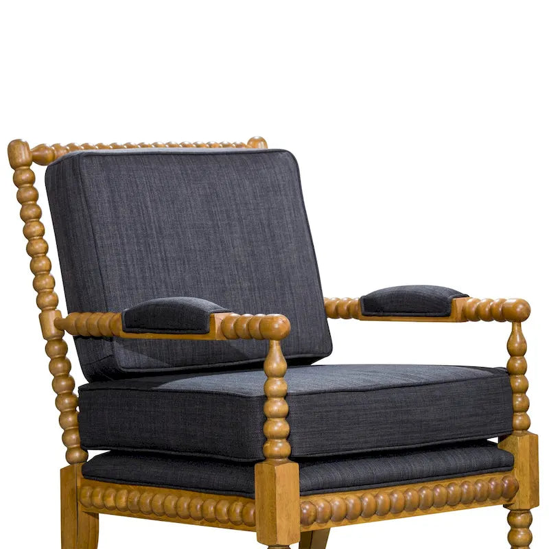 Fauteuil en tissu Spindle