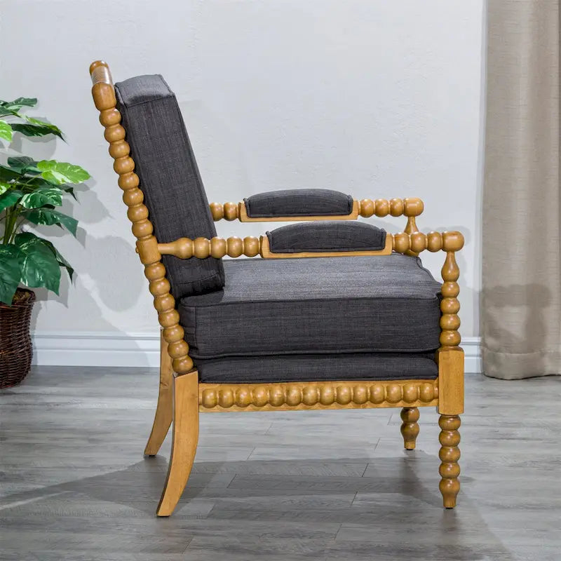 Fauteuil en tissu Spindle