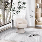 Ouyessir 360 Degree Modern Swivel Cuddle Barrel Sofa Chairs