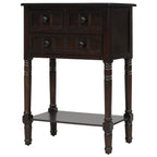 Console à 3 tiroirs Copper Grove Colby avec étagère inférieure