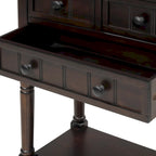 Console à 3 tiroirs Copper Grove Colby avec étagère inférieure