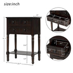 Console à 3 tiroirs Copper Grove Colby avec étagère inférieure