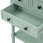 Console à 3 tiroirs Copper Grove Colby avec étagère inférieure