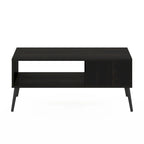 Table basse Furinno Claude style Mid-Century avec pieds en bois