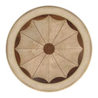 Table piédestal ronde traditionnelle Butler en finition cerisier plantation - marron foncé