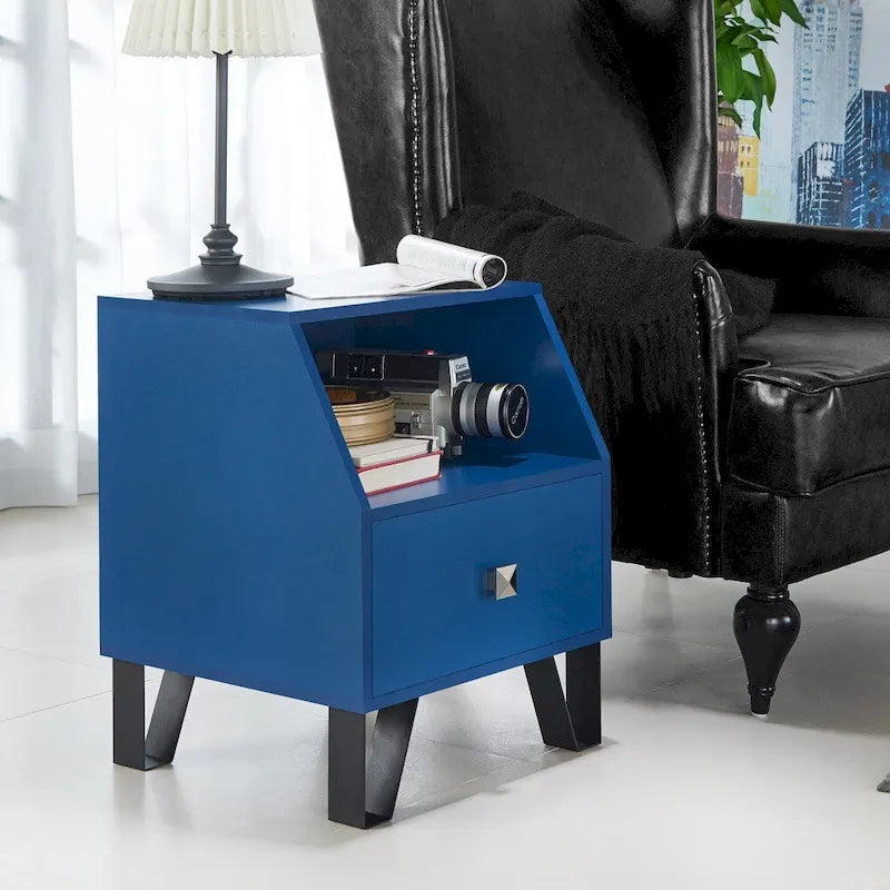 Kara Contemporary 16-inch 1-Shelf Side Table by Furniture of America