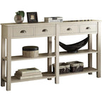 72 Console Table with 4 Drawers