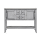 Console/Buffet rétro Nestfair avec tiroirs et étagère inférieure