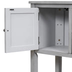 Console/Buffet rétro Nestfair avec tiroirs et étagère inférieure
