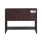 Console/Buffet rétro Nestfair avec tiroirs et étagère inférieure