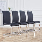 Modern Dining Chairs PU Faux Leather set of 4