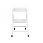 Zonnie Contemporary Steel 2-Shelf Folding Server Cart with Wheeled Base by Furniture of America