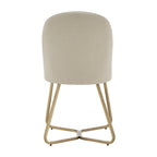 Cheyenne Gold Metal Dining Chair (Set of 2) by iNSPIRE Q Modern