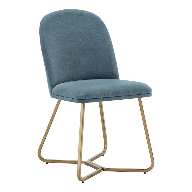Cheyenne Gold Metal Dining Chair (Set of 2) by iNSPIRE Q Modern
