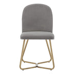 Cheyenne Gold Metal Dining Chair (Set of 2) by iNSPIRE Q Modern