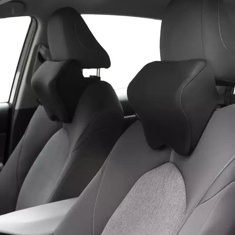 Stalwart Car Headrest Pillow 2-Pack, Black