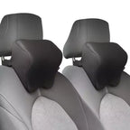 Oreiller d'Appui-Tête Stalwart pour Voiture, Lot de 2, Noir