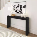 Plank+Beam 56 Solid Wood Console Table, Conture Rounded Edge Sofa Table, Narrow Entryway Table, Console Tables for Entryway