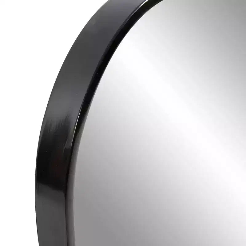 Miroir mural rectangulaire Howard Elliott 36x24 Milo avec cadre en acier inoxydable