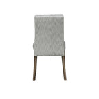Horizons Rustic Caramel with Sawmark Distressing Uph Side Chair (Set of 2)
