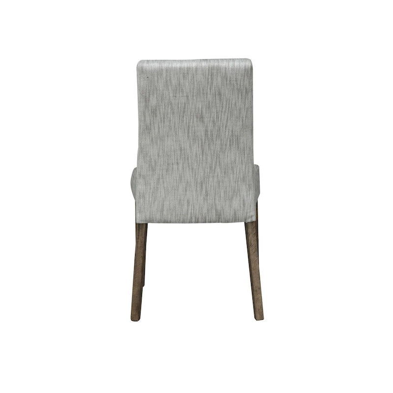 Horizons Rustic Caramel with Sawmark Distressing Uph Side Chair (Set of 2)