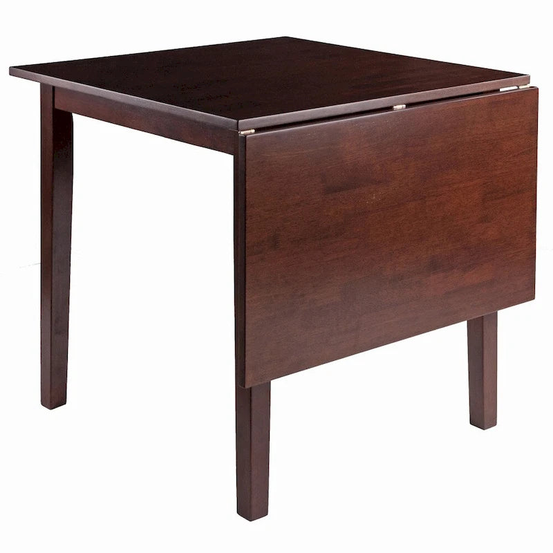 Copper Grove Petronella Walnut Brown Dining Table with Dropleaf Extension - N/A