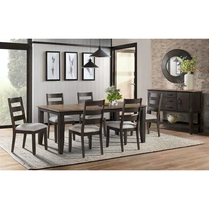 Beacon Ladder Back Side Chairs with Cushion (Set of 2)