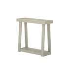 Console en bois massif Plank+Beam 36 avec rangement, table de canapé style ferme classique avec étagère, table d'entrée étroite pour couloir