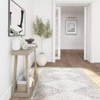 Console en bois massif Plank+Beam 36 avec rangement, table de canapé style ferme classique avec étagère, table d'entrée étroite pour couloir