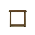 Console en bois massif Plank+Beam 36 avec rangement, table de canapé style ferme classique avec étagère, table d'entrée étroite pour couloir