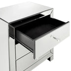 Table d'appoint à 3 tiroirs miroir Esmond par iNSPIRE Q Bold