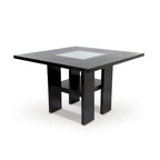 Blanton Contemporary Black Solid Wood LED 5-Piece Counter Height Dining Table Set by Furniture of America
