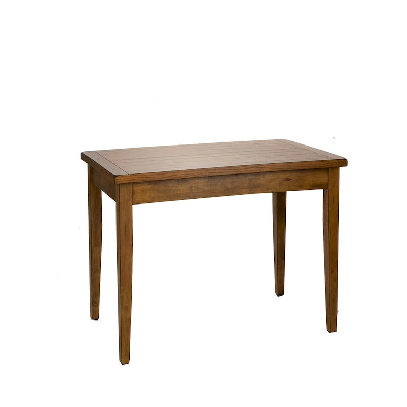 Treasures Rustic Oak 5-piece Sheaf Back Solid Top Dinette Set