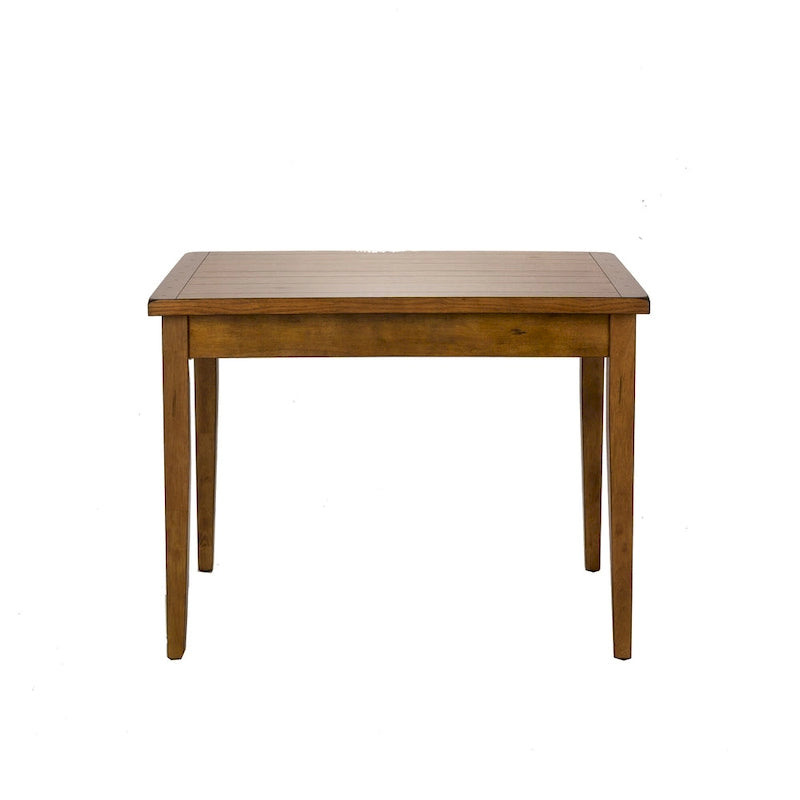 Treasures Rustic Oak 5-piece Sheaf Back Solid Top Dinette Set