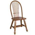 Treasures Rustic Oak 5-piece Sheaf Back Solid Top Dinette Set
