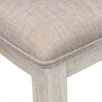 Farmhouse Reimagined Antique White 5 Piece Pedestal Table Set