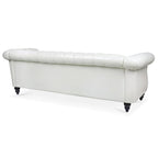 84 Chesterfield Rolled Arm 3 Seater Sofa