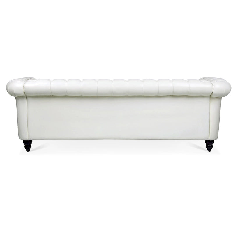84 Chesterfield Rolled Arm 3 Seater Sofa