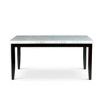 Steve Silver Winlock White Marble Dining Table