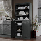 Garde-manger de cuisine 100 % bois massif 32 po avec 2 portes par Palace Imports
