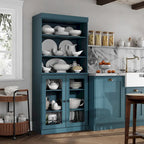 Garde-manger de cuisine 100 % bois massif 32 po avec 2 portes par Palace Imports
