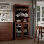 Garde-manger de cuisine 100 % bois massif 32 po avec 2 portes par Palace Imports