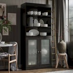 Garde-manger de cuisine 100 % bois massif 32 po avec 2 portes par Palace Imports