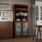 Garde-manger de cuisine 100 % bois massif 32 po avec 2 portes par Palace Imports