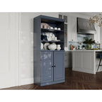 Garde-manger de cuisine 100 % bois massif 32 po avec 2 portes par Palace Imports