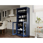 Garde-manger de cuisine 100 % bois massif 32 po avec 2 portes par Palace Imports