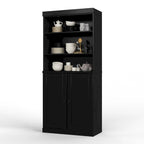 Garde-manger de cuisine 100 % bois massif 32 po avec 2 portes par Palace Imports