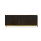Clihome Furniture Wood 4-Door Accent Cabinet