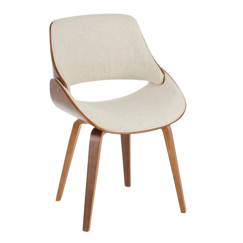 Chaise de salle à manger/d'appoint rembourrée moderne Carson Carrington Svetlana de style Mid-century
